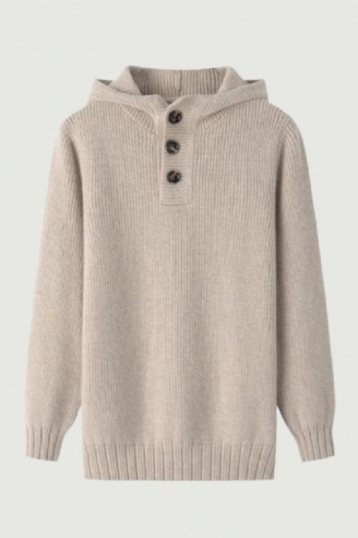 Cashmere Unisex Grovt Garn Damtröjor Herrtröja