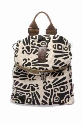 Casual Hit Canvas Ryggsäck Lista Enkel Student Wild Travel Bag