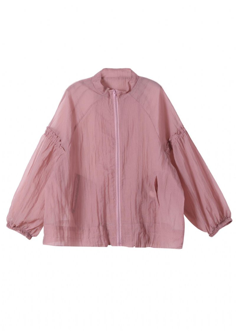 Club Pink Upf 50+ Coat Jacka Långärmad Sommarkappa - Rosa