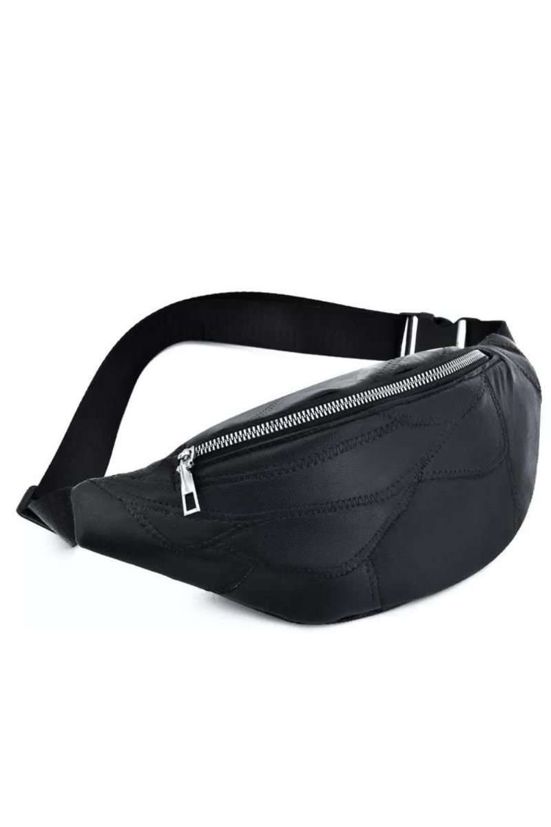 Dam Läderpåse Sac Fanny Pack Sac Femme Packs Midjepack Bröstväska