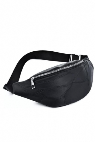 Dam Läderpåse Sac Fanny Pack Sac Femme Packs Midjepack Bröstväska