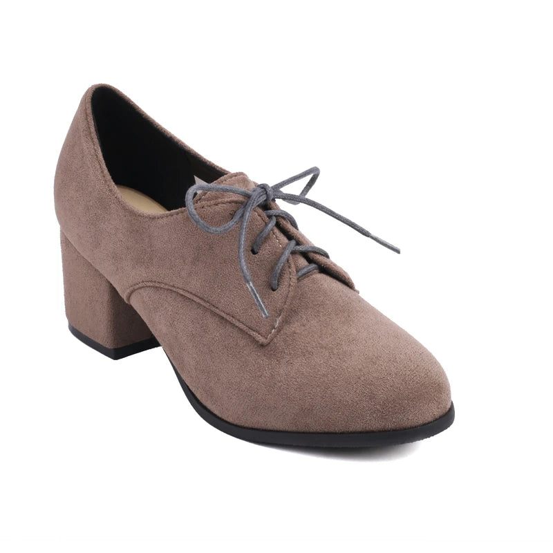 Elegant Låg Klack Loafer Skor Oxford Party Dam - Svart