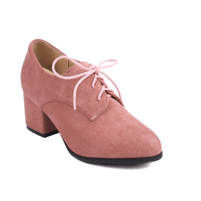 Elegant Låg Klack Loafer Skor Oxford Party Dam - Svart