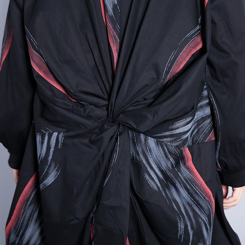 Fin Armégrön Kappa Plus Size Lång Med Stativ Krage Ny Cinched Baggy Trenchcoat - Grönt