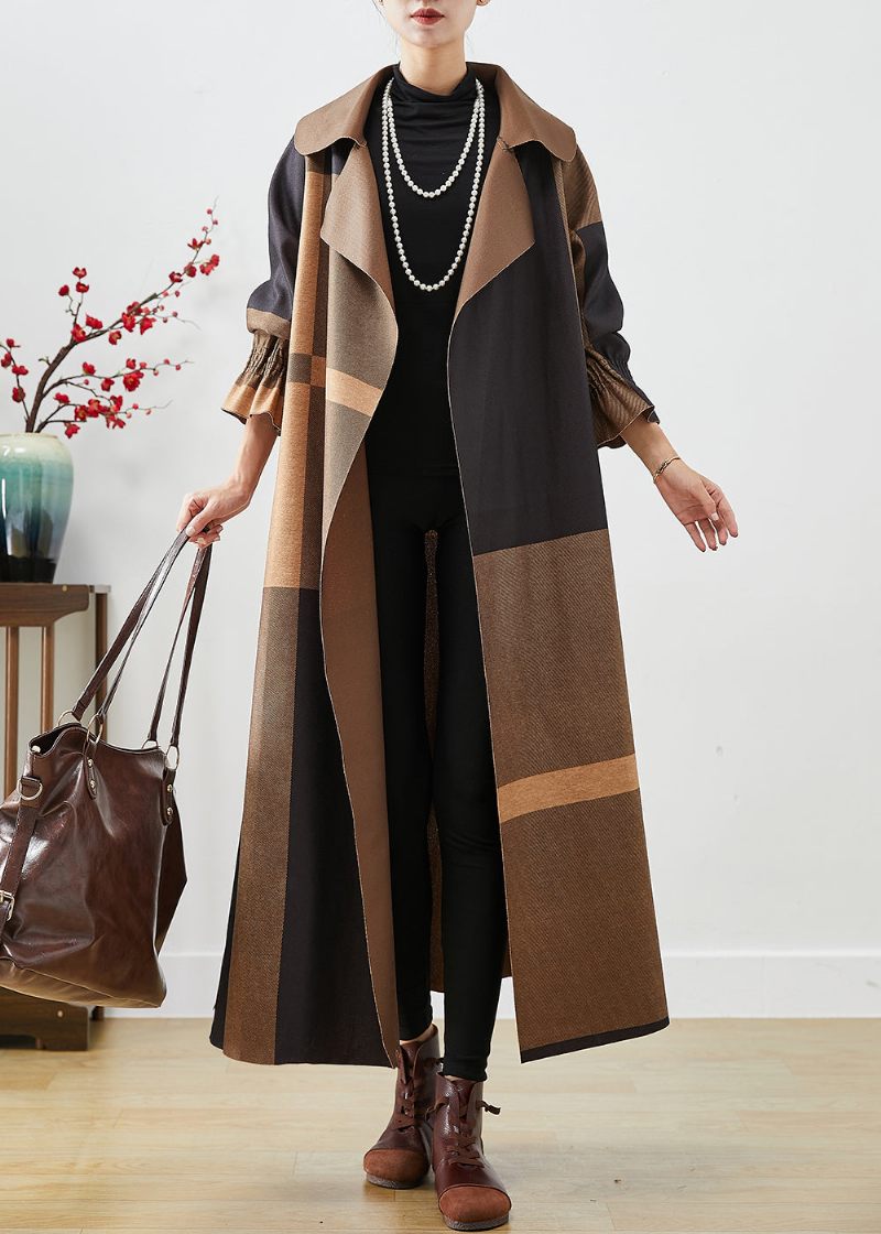 Kaffe Patchwork Bomull Coat Ytterkläder Oversized Fall