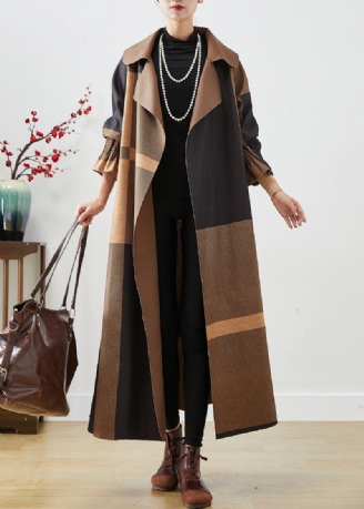 Kaffe Patchwork Bomull Coat Ytterkläder Oversized Fall