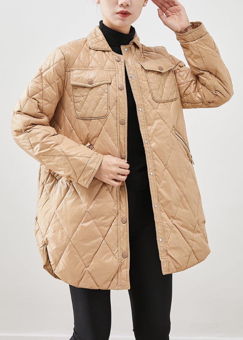 Khaki Duck Down Canada Goose Jacka Peter Pan Krage Vinter