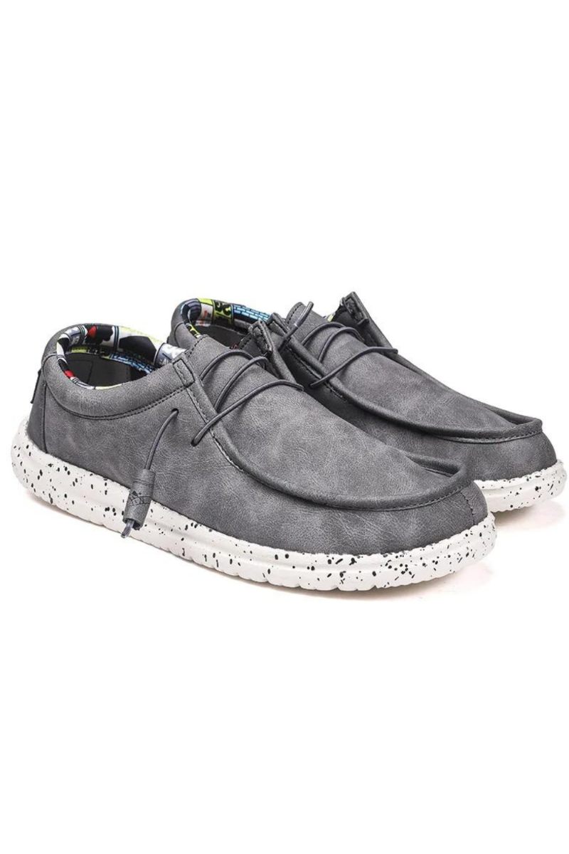 Läder Casual Skor Herr Dude Loafers Street Style Slip-ons