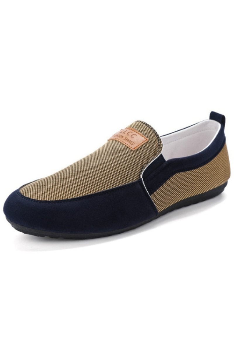 Män Casual Skor Vår Höst Canvas Trend Mångsidig Student Loafers