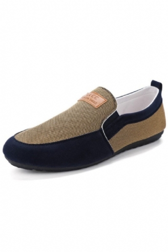 Män Casual Skor Vår Höst Canvas Trend Mångsidig Student Loafers