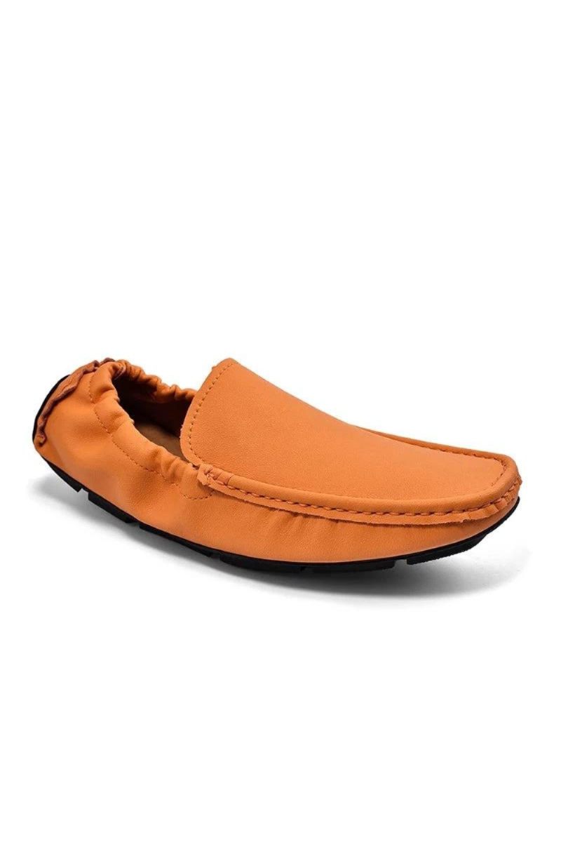 Män Läder Loafers Slip On Casual Skor Mockasiner Herr Flats Supper Mjuka