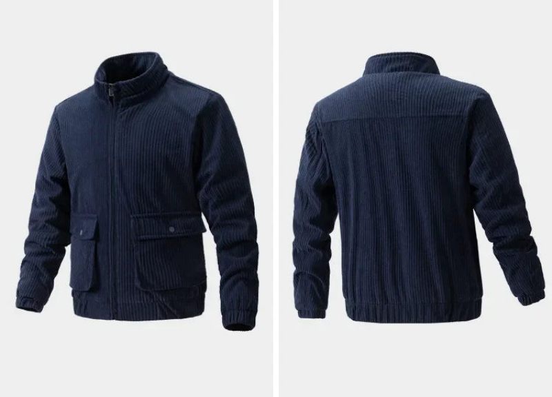 Manchester Vindjacka För Män Camping Man Kappa Taktiska Kläder Uppvärmning Casual Windbreak Outdoor Cardigan Rocks - Svart