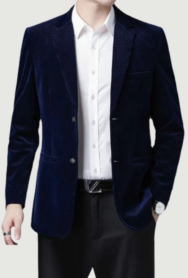 Manliga Casual Kostym Jackor Kavaj För Män Bröllop Slim Fit Ytterkläder Wick Blazers Eleganta Kappor