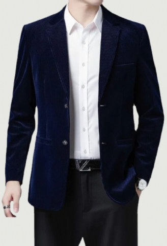 Manliga Casual Kostym Jackor Kavaj För Män Bröllop Slim Fit Ytterkläder Wick Blazers Eleganta Kappor