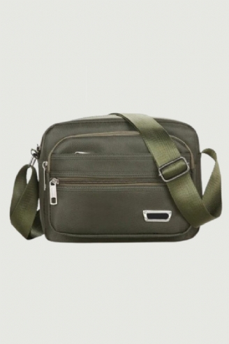 Messenger Bag För Män Mini Business Axelväskor Casual Cross Body Bags Man Flerlager