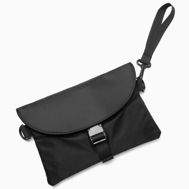 Messenger-väska För Män Oxford Crossbody-väskor Man Business Mjuka Handväskor Mini Herr Messenger-handväska - Svart