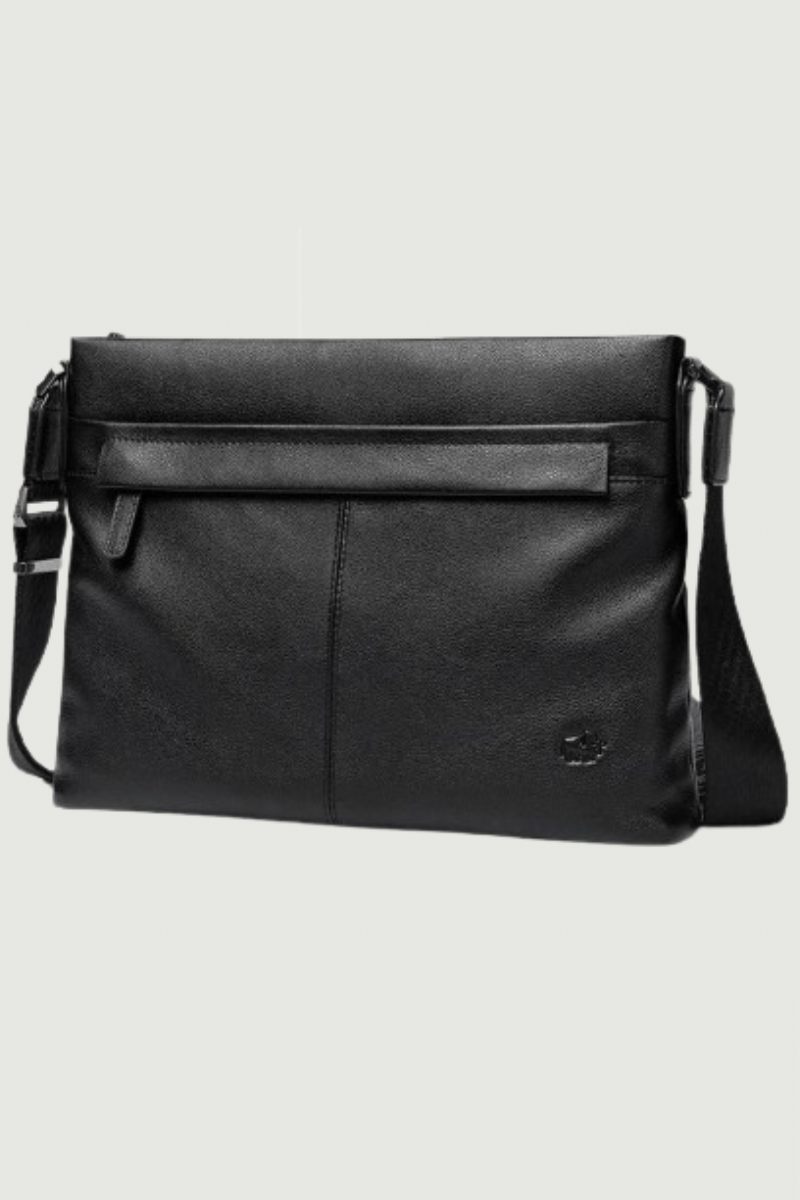 Messenger-väskor I Äkta Läder För Män Crossbody Casual-väskor För Män Gratis Frakt