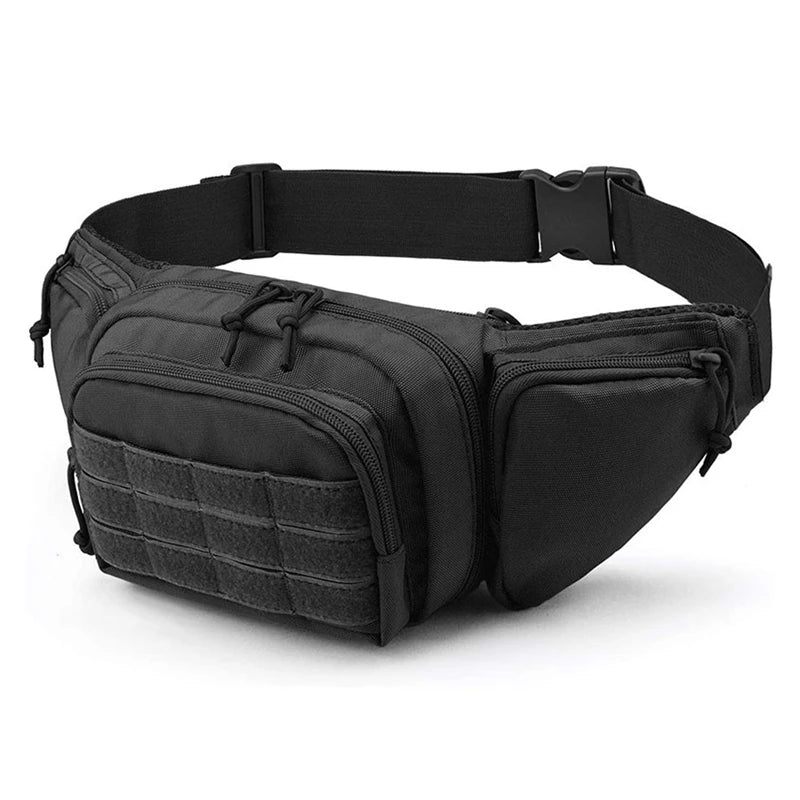 Midjeväska Gun Hölster Militär Fanny Pack Sling Axelväska Utomhus Bröstpaket Dold Pistol Bärhölster - Kaki