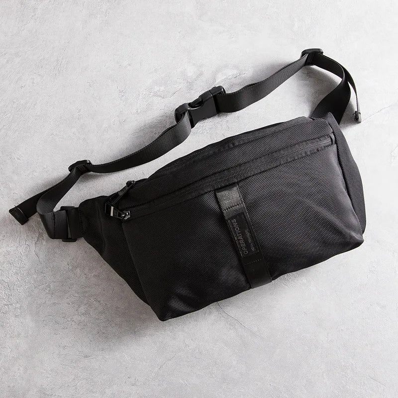 Resebröstväskor För Män Causal Outdoor Shoulder Man Bag Commuter Midjeväska För Män - Grön