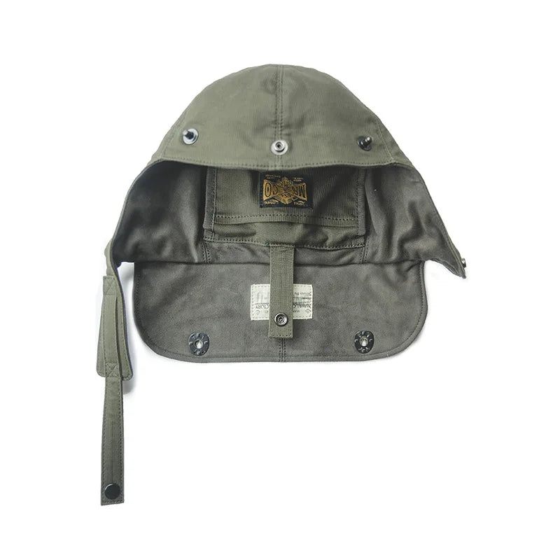 Retro Deck Herrväskor Military Canvas Messenger Crossbody Bröst Midjeväska Hattar Axelremsväska - Grön