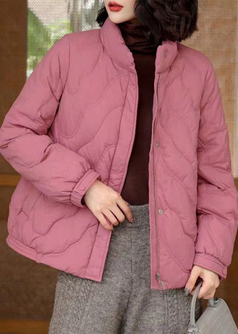 Rosa Original Duck Dunjacka I Winter Stand Krage Zip Up