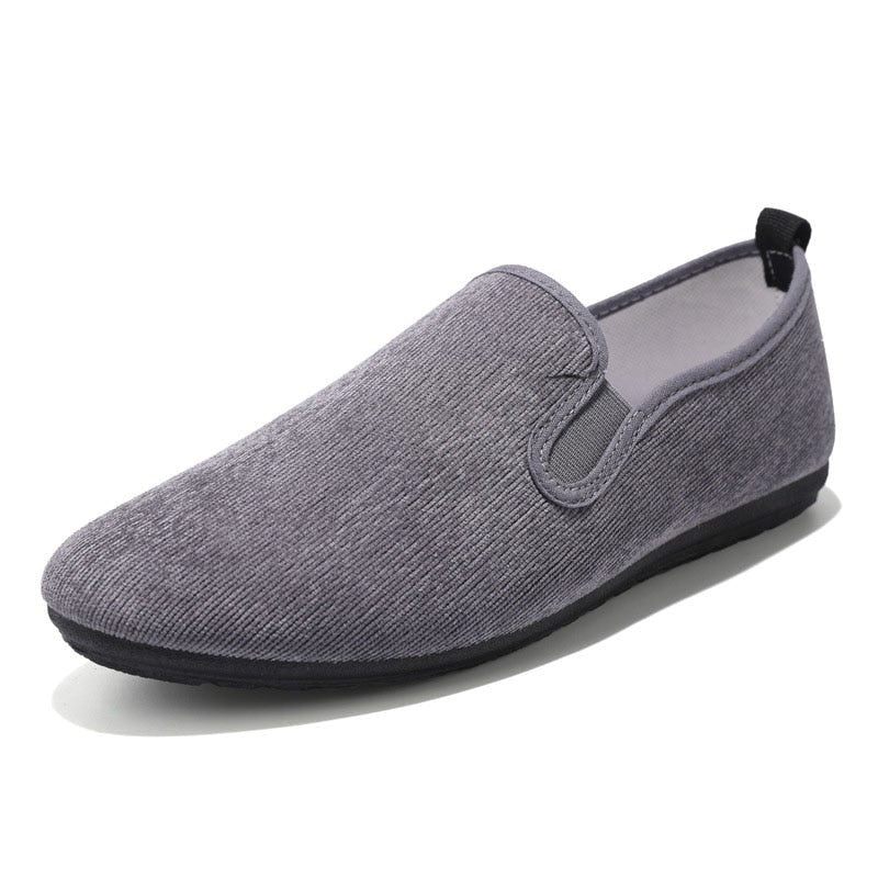 Skor Herr Mode Andas Canvas Casual Mångsidig Loafers - Svart