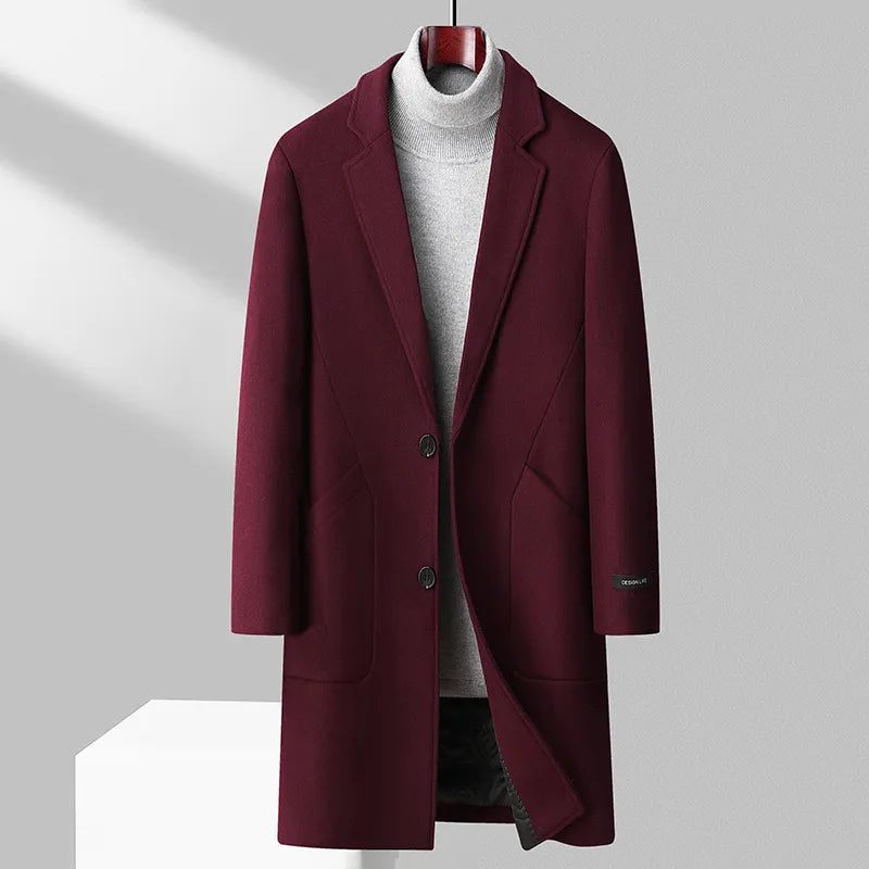 Ullrock Handsome Spring And Autumn Plankton Men Version Av Trend Business Coat - Grå