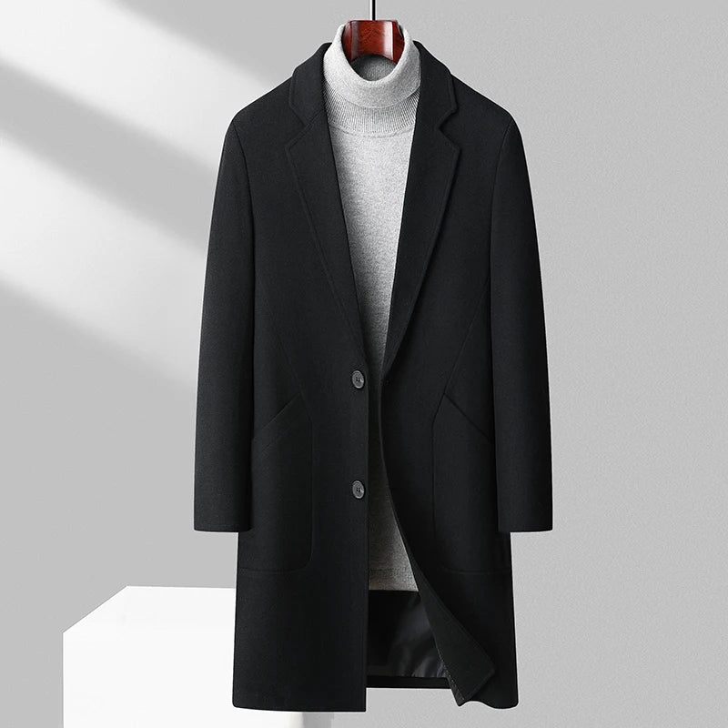 Ullrock Handsome Spring And Autumn Plankton Men Version Av Trend Business Coat - Grå