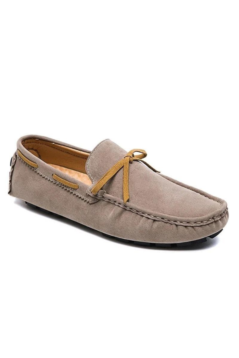 Vår Höst Casual Skor Handgjorda Läder Slip-on Bekväma Loafers Andas