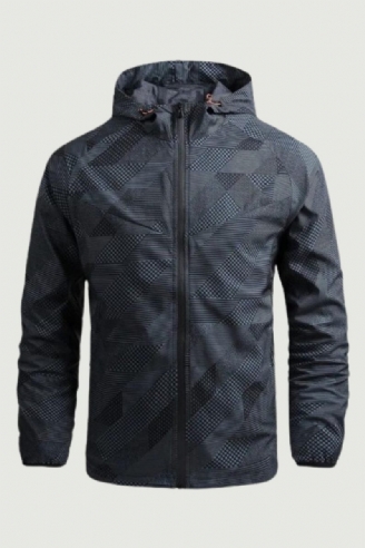 Vår Höstjacka För Män Tunn Casual Quick Dry Windbreaker Outdoor Sports Jacka Herr