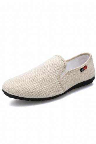 Vår Sommar Herr Loafers Skor Trend Andas Casual Driving