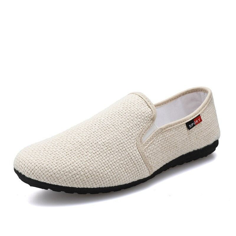 Vår Sommar Herr Loafers Skor Trend Andas Casual Driving - Beige